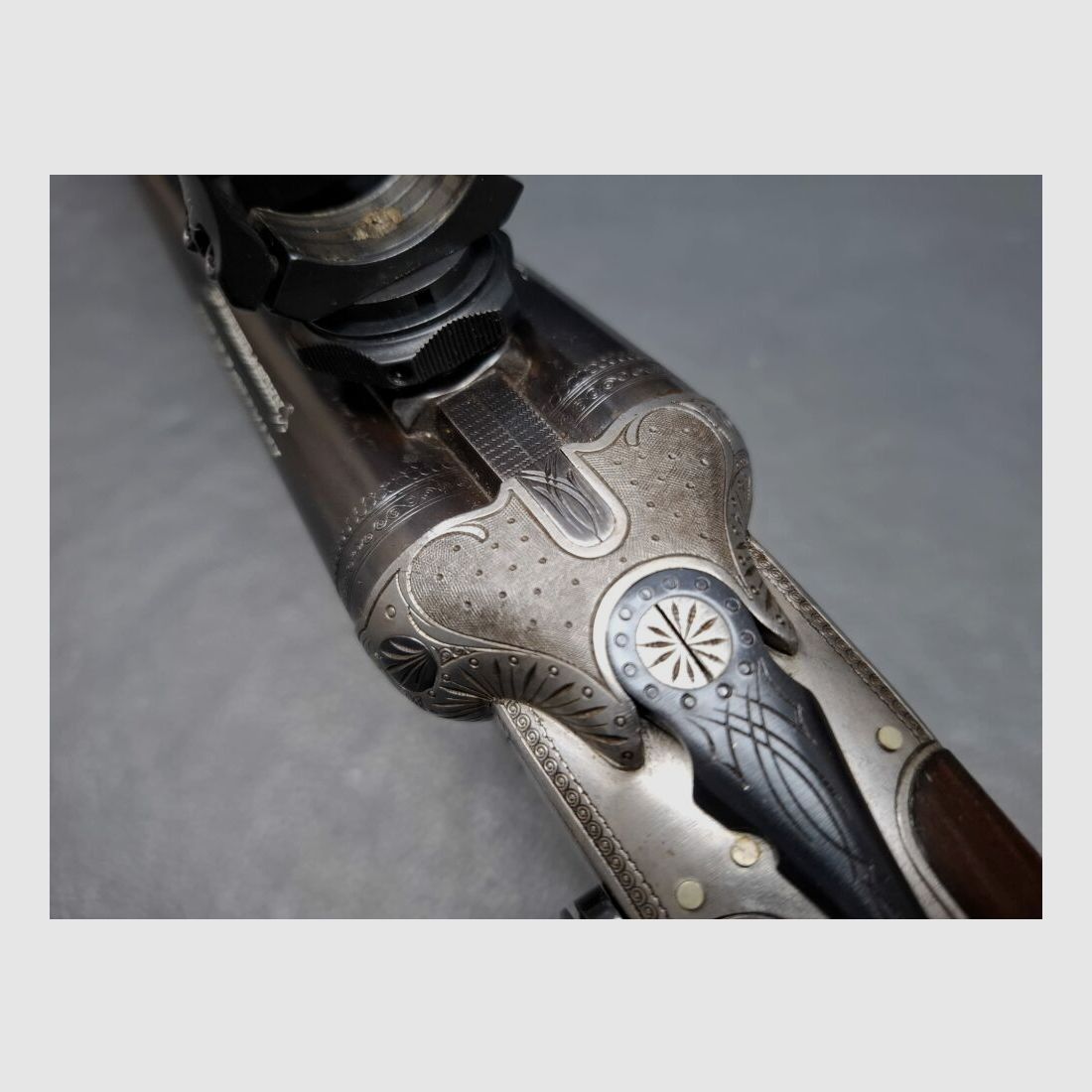 Sauer & Sohn Drilling mit Schlagstücksicherung und Schwenkmontage