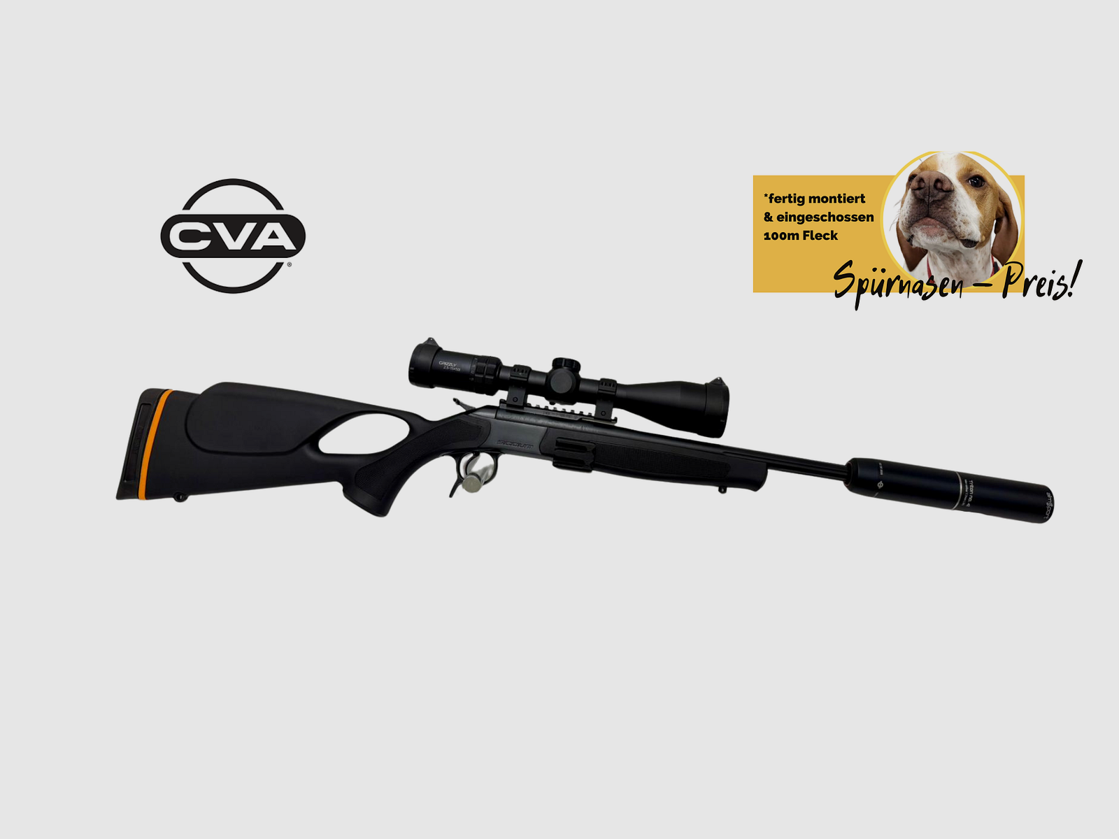 CVA SCOUT TD TH - "Orange Pointer" WF Complete Set, image 1 of 9