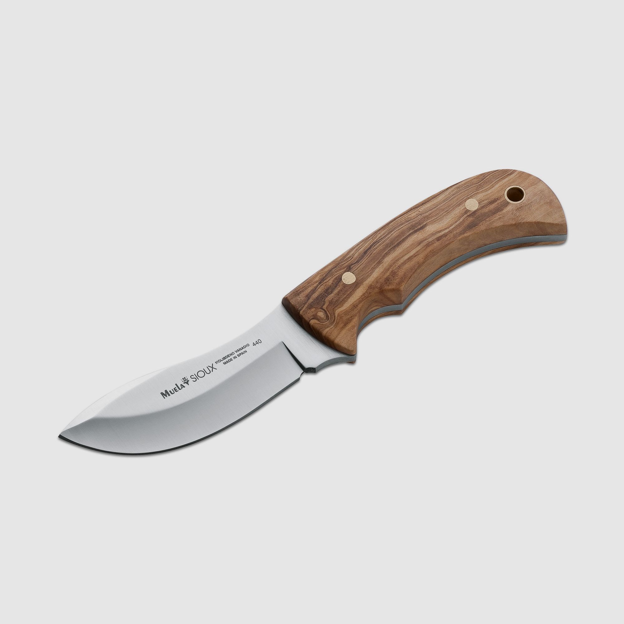MUELA SIOUX Skinner Jagdmesser Olivenholz