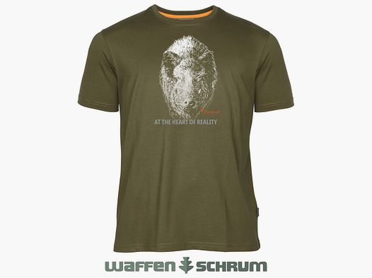 Pinewood T-Shirt Wildboar H. Olive