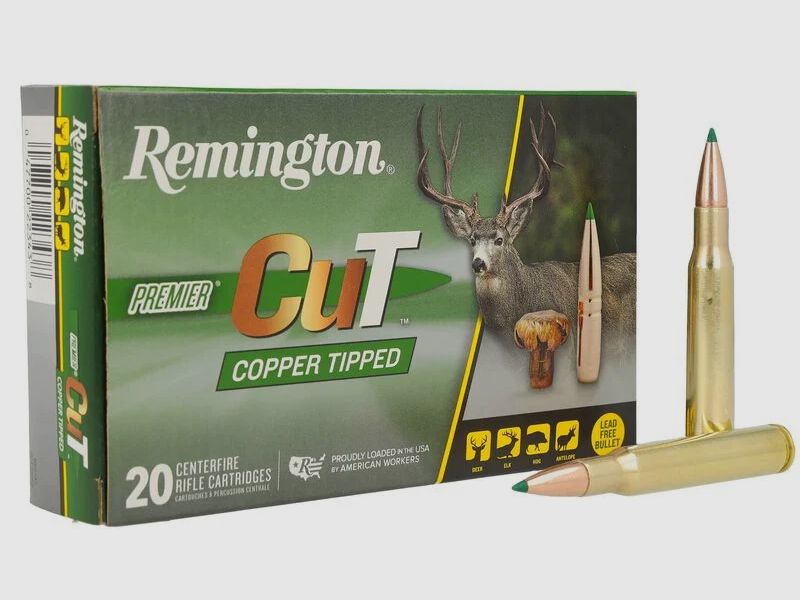 Remington Premier CuT Copper .30-06 Sprg. 150GR Tipped 20 cartuchos