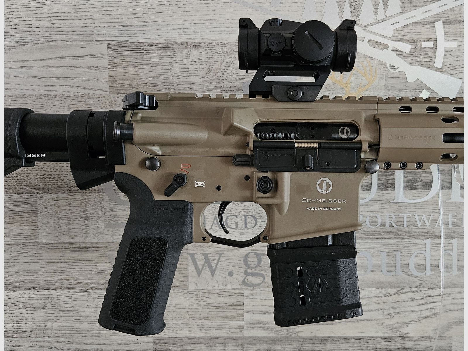 Schmeisser AR-15 M4FL FDE 14.5" cal. .223Rem. - Complete set - New merchandise from specialist trade
