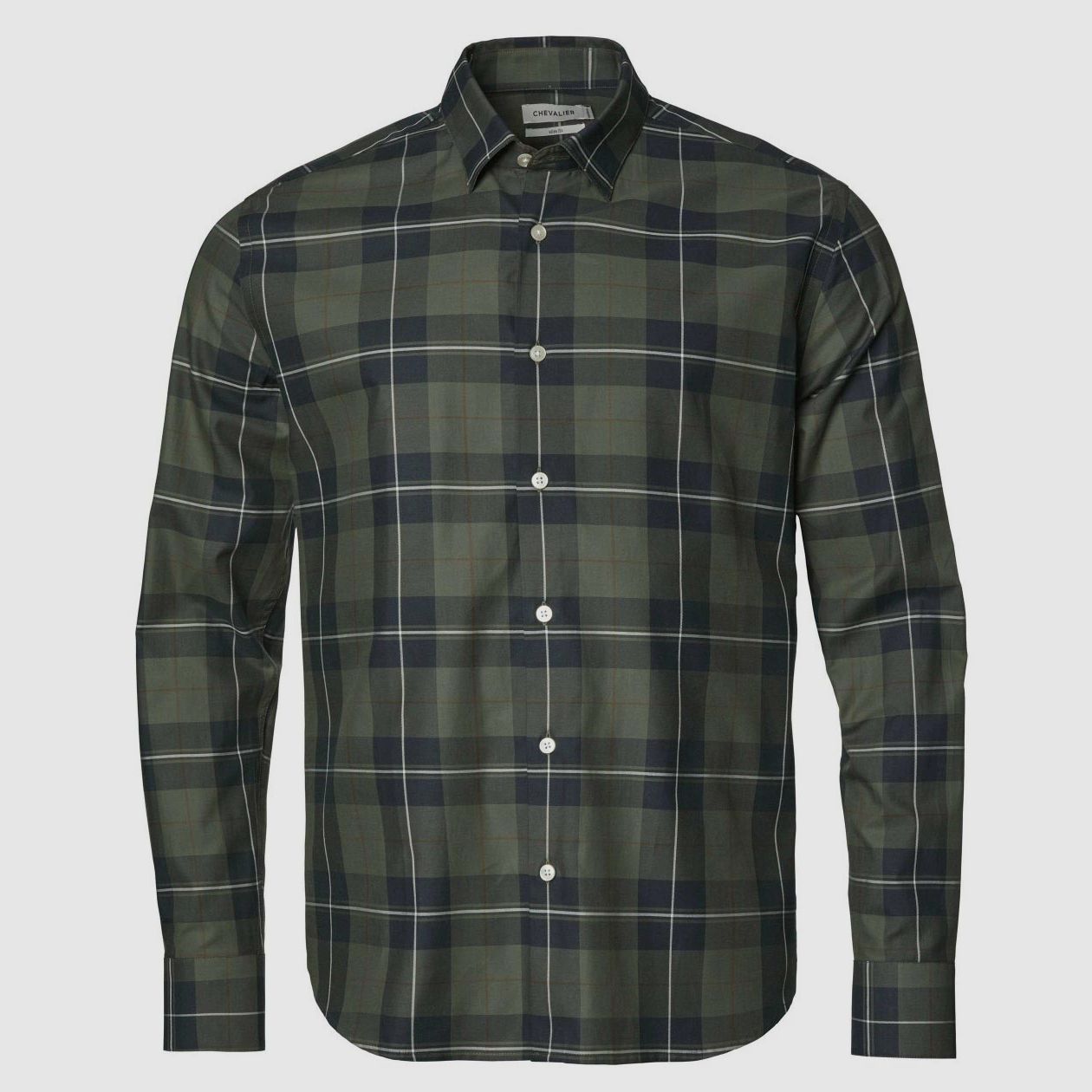 Chevalier Hemd Limefield  Chevalier Check Dark