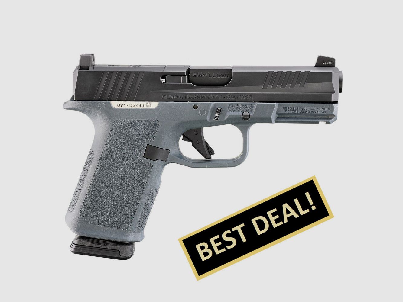 Ruger RXM 9MM LUGER 4,5"/11,4CM BLACK FNC NITRIDE - NON TRITIUM