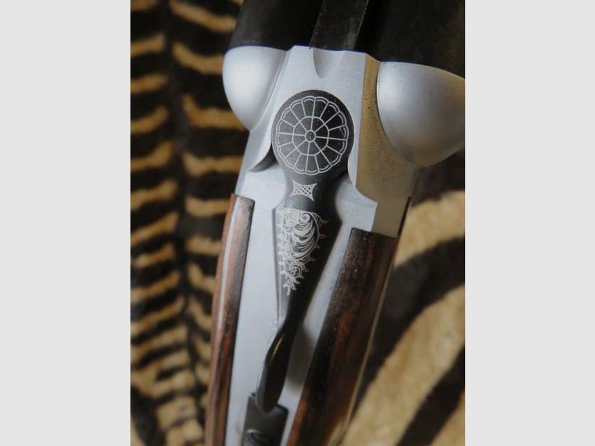 Bockflinte YILDIZ Elégant Kal. 12/76 Läufe 71 cm 5 Chokes, Extractor, Einabzug (Kopie), Bild 7 von 10