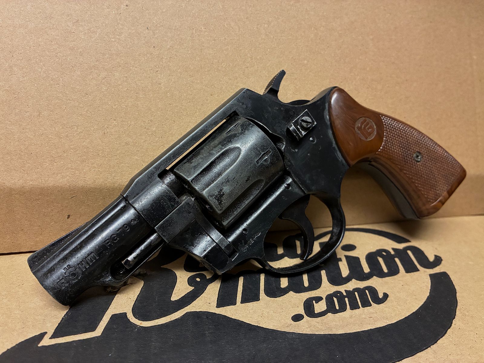 Röhm RG 79 9mm blank cartridge blank firing gas revolver gas pistol W. Germany PTB 341