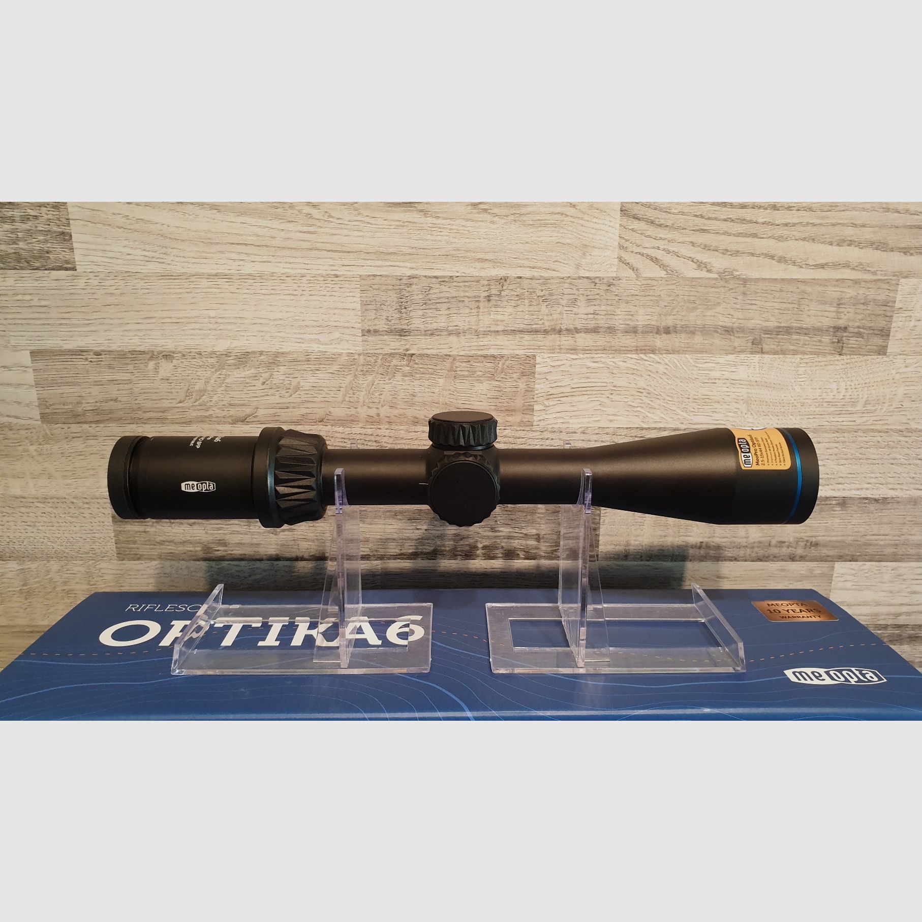 Meopta OPTIKA6 2,5-15x44 RD SFP kruis 4C met verlicht punt - Nieuwe goederen van de vakhandel -