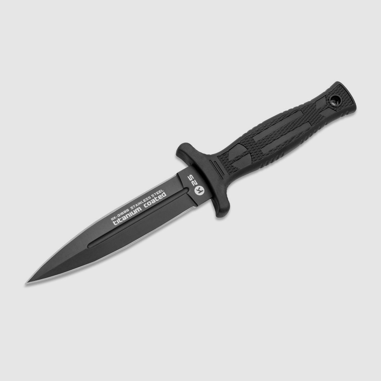 Rui Black Dagger zwarte kleine dolk laarzmesser