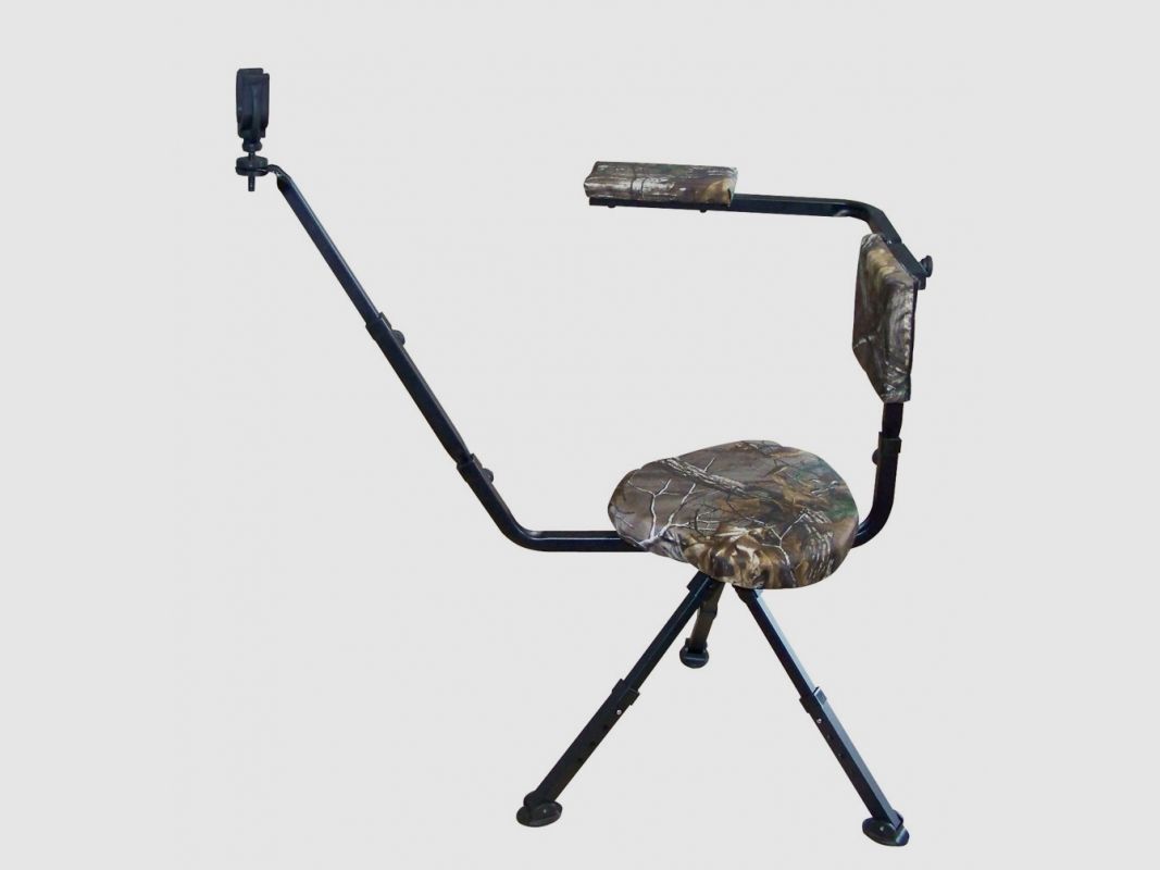 Chaise de tir portable, pliable et pivotante à 360°, image 1 sur 7