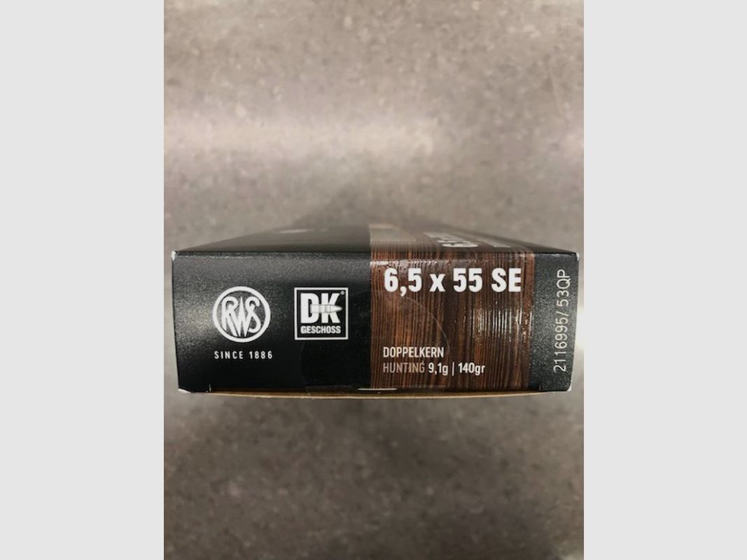 RWS PATRONEN 6,5 X 55 DK 140 GR, Bild 2 von 2