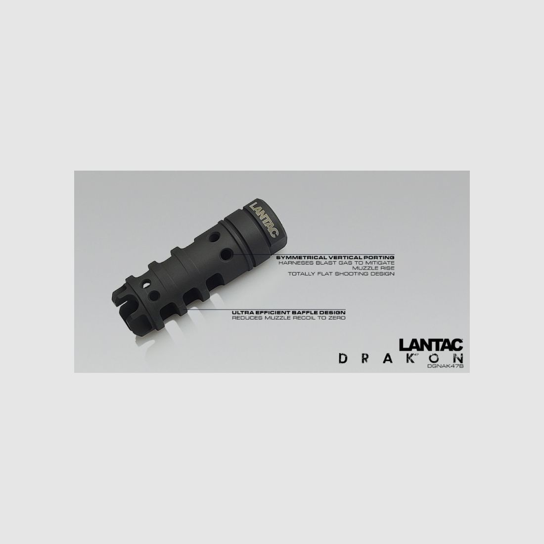 LANTAC Dragon™ Muzzle Brake DGN762B™ for AR10, AR 308 Style Rifles, Bild 5 von 5