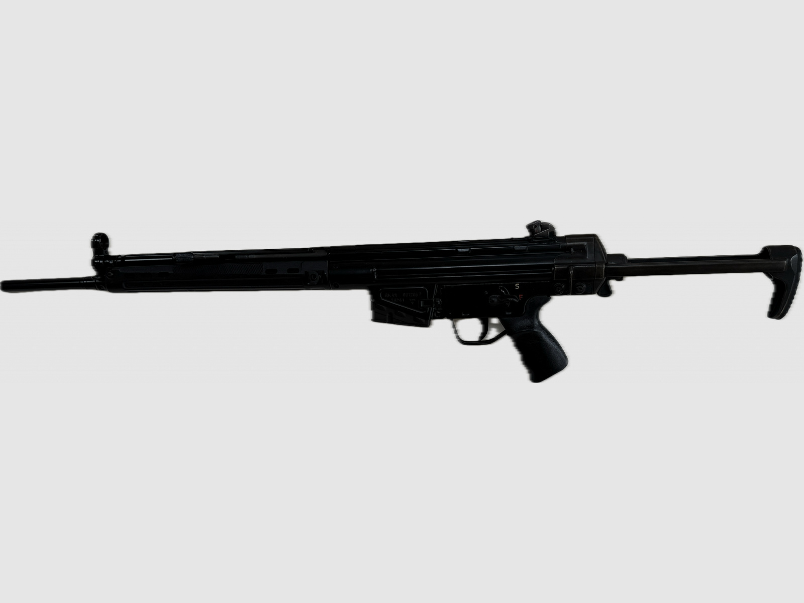 Heckler & Koch HK41 Selbstladebüchse – einschiebbare Fallschirmjäger-Schulterstütze .308 Win / 7,62×51 mm NATO