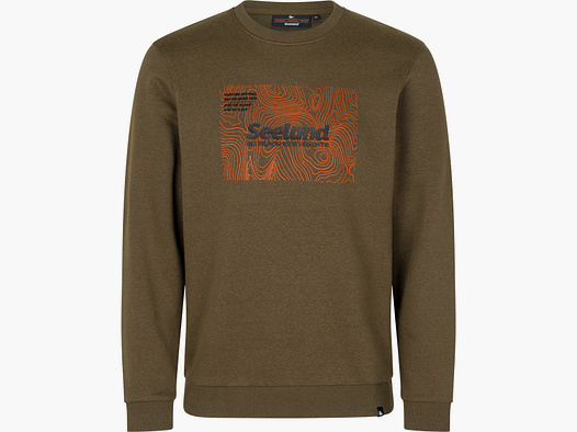 Seeland Sweatshirt Pulse Dark Olive Melange
