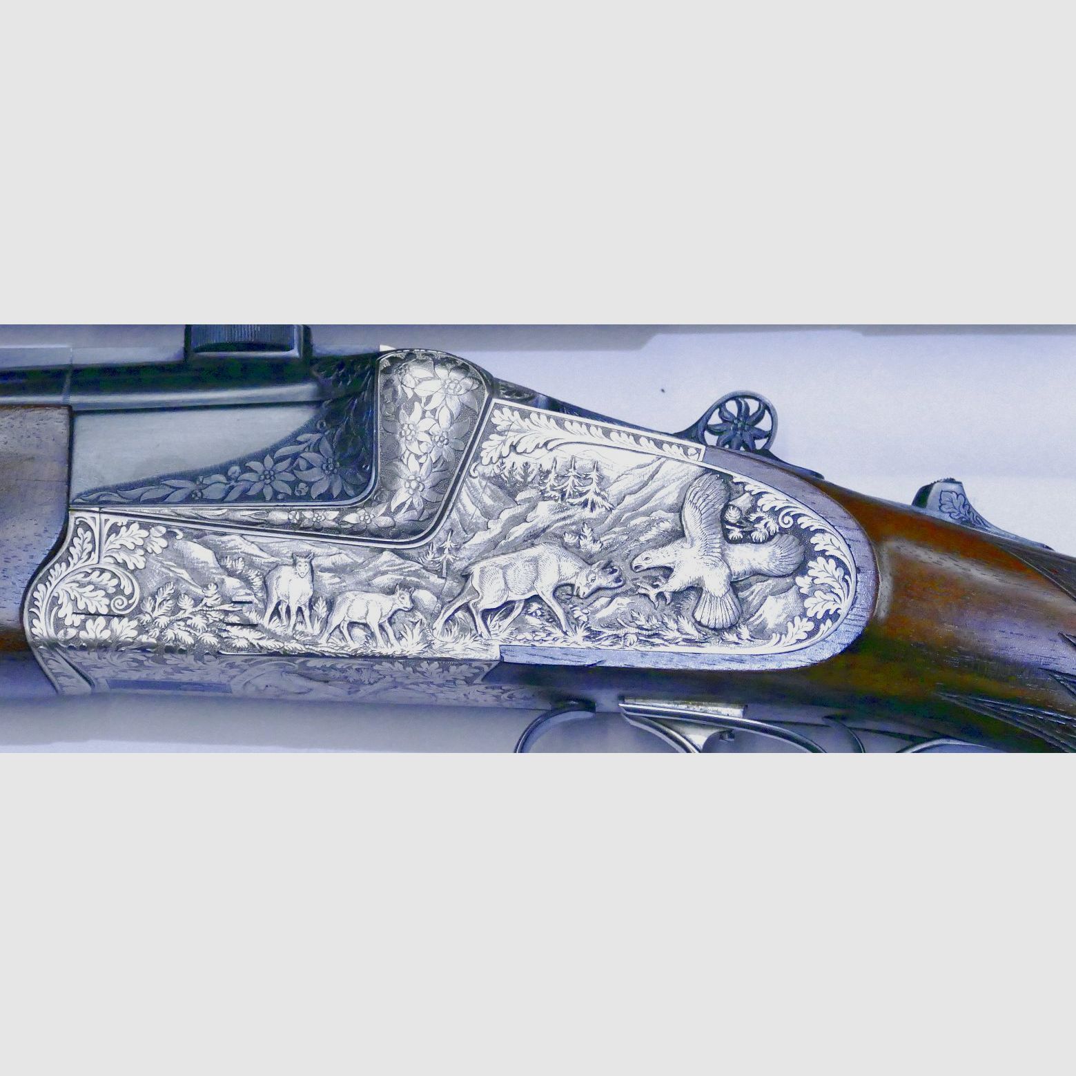 Krieghoff Trias Primus 12/76 7x64 .222 Rem. Drilling, image 3 sur 6