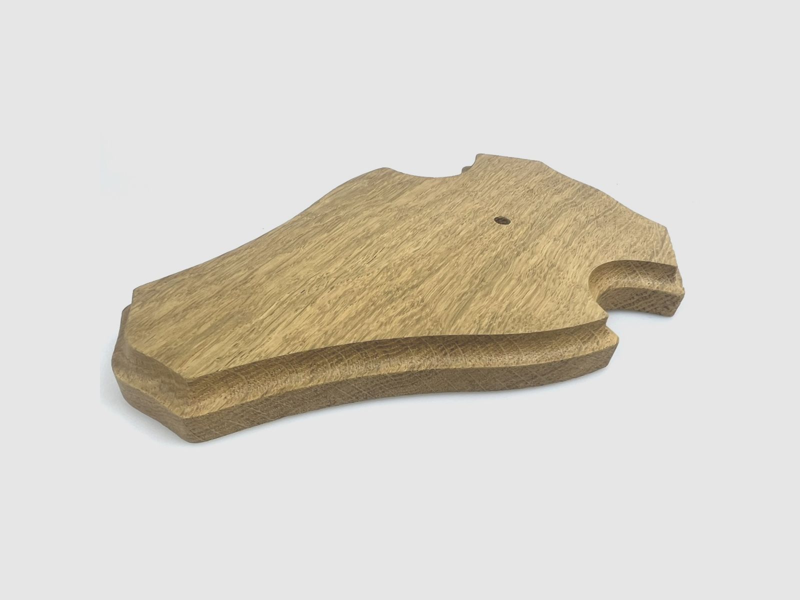 Horn board deer 18x11 cm light round without pine compartment