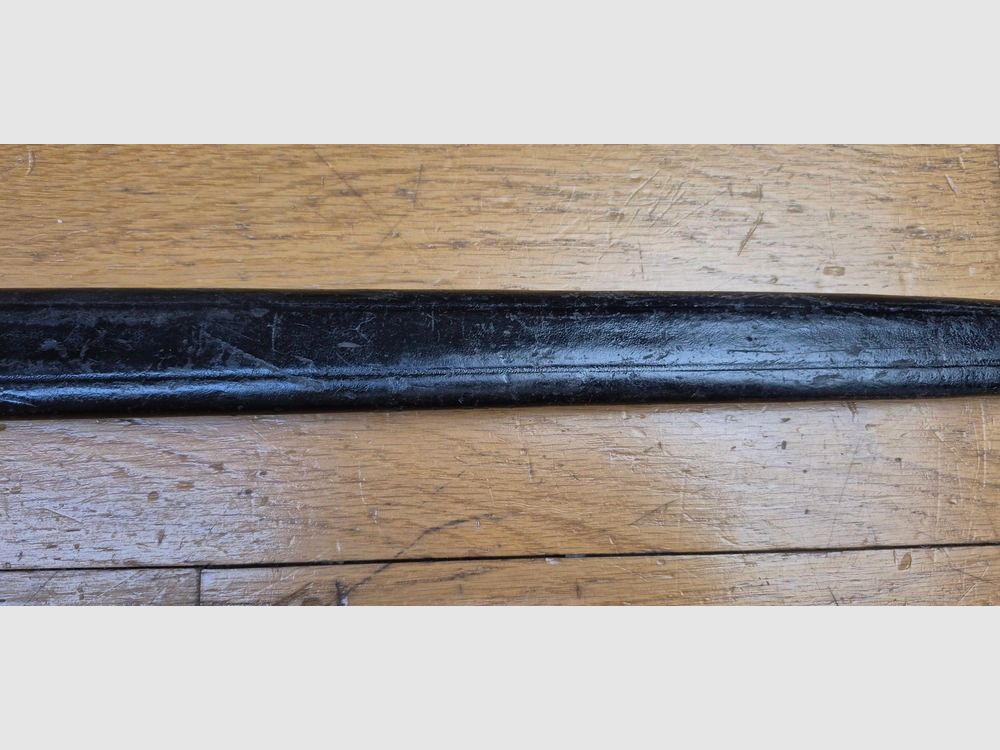 Zeer mooie Pruisische bajonet model 1871 – Zeldzame fabrikant F.A. HERMES in Solingen – Wapen en schede in uitstekende staat – voor het 67e Vervangingsregiment van Metz -TBE+, afbeelding 8 van 21