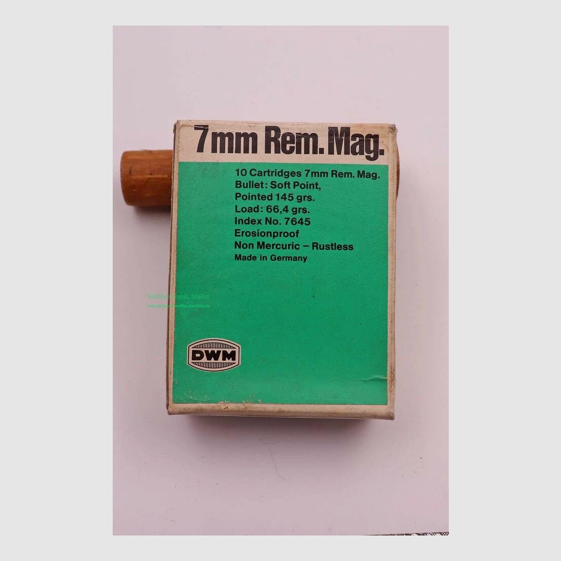 DWM, Berlin rifle cartridges 7mm Rem Mag