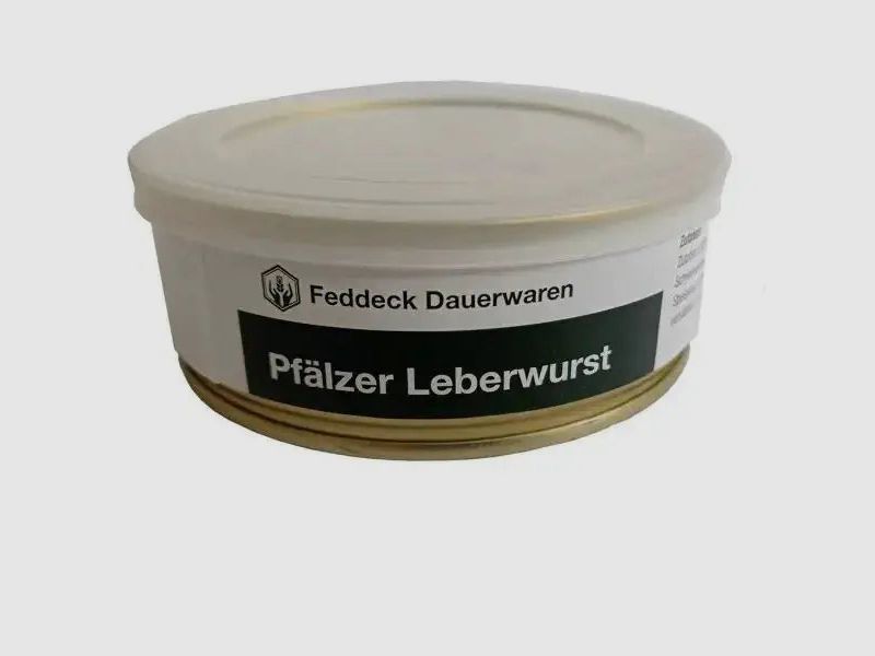 Feddeck houdbare goederen blikkenworst Pfälzer leverworst 200 g