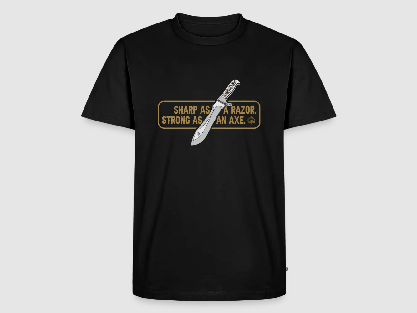 PUMA Men´s Premium T-Shirt "White Hunter Sharp & Strong"