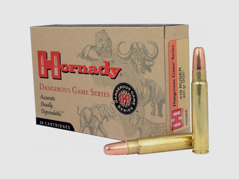 Hornady Dangerous Game .416 Ruger DGS 400 grs Büchsenpatronen