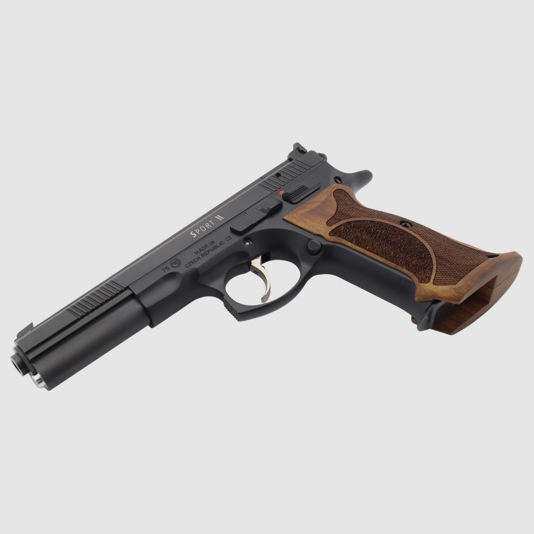  Waffen Oschatz  Sport II SA/DA 6" Longslide Matchpistole Nussbaum Matchgriff original von Waffen-Oschatz Stuttgart CZ75