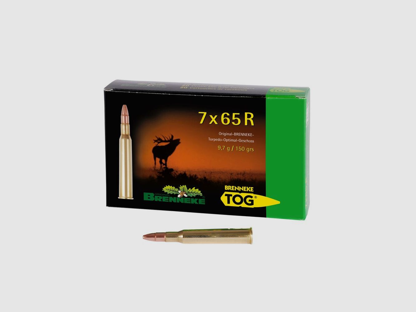 Brenneke 7×65 R TOG 9.7g/150grs.
