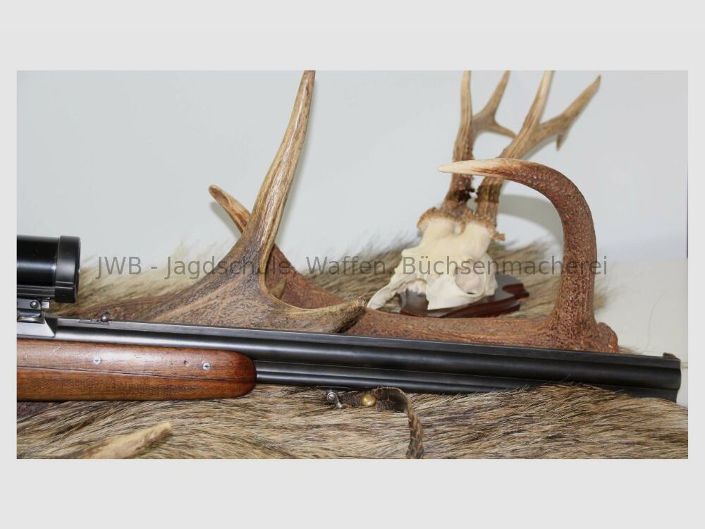 Merkel bolt-action rifle Q1 with Zeiss Diatal 7x65R; 12/70