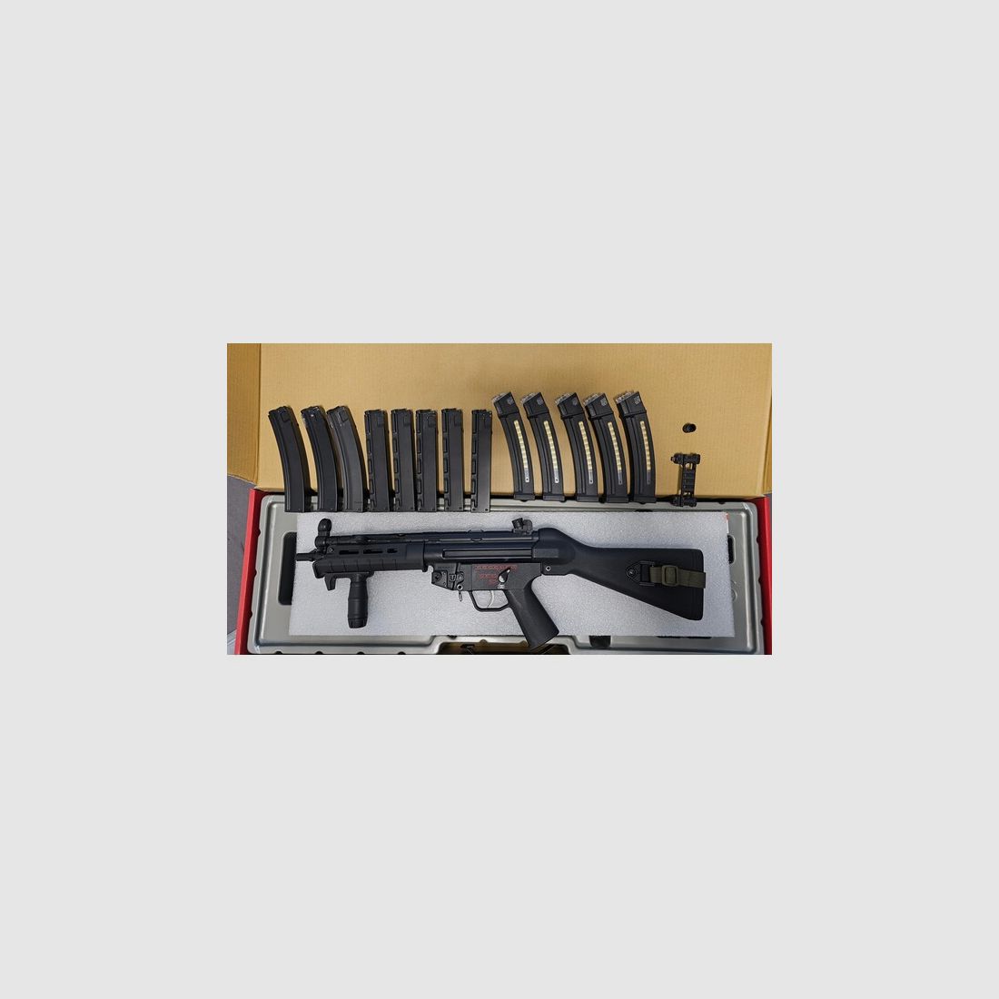 MP5 S-AEG Begadi CORE EFCS / Mosfet, PRO HopUp & 30K Mamba Motor. Joule 1,5
