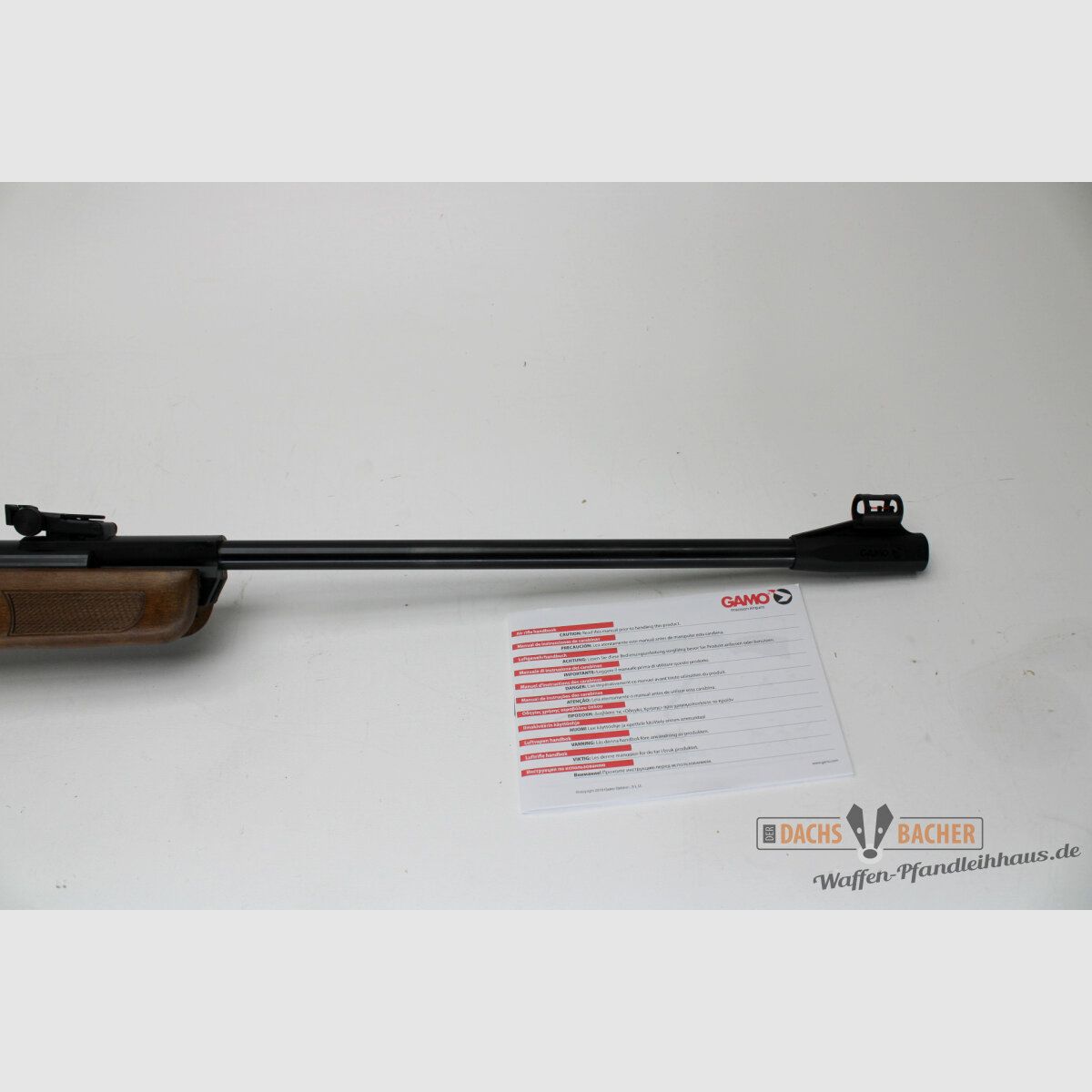 LG air rifle Gamo Hunter 440 caliber 4.5mm stock F-mark, image 7 of 10