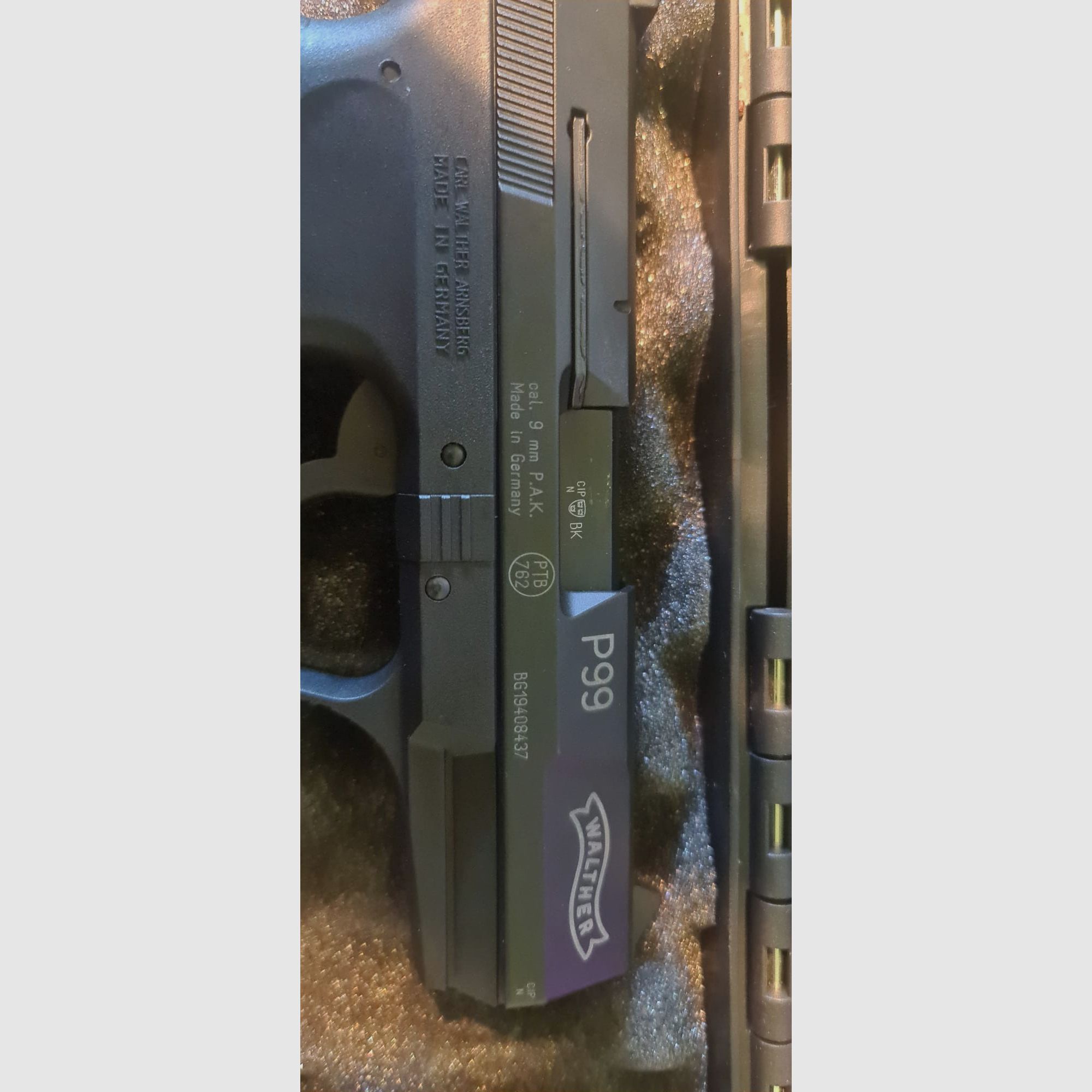 Schreckschuss Walther P99, 9mm P.A.K, Black