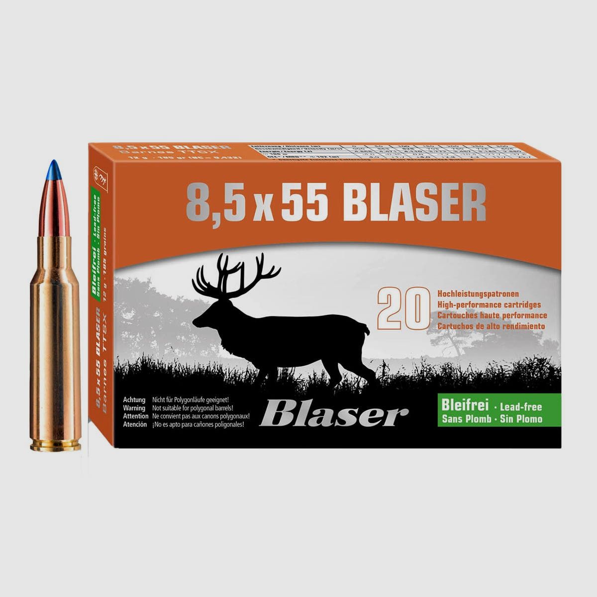 Blaser 8,5x55Blaser Barnes TTSX 10,4g - 160gr