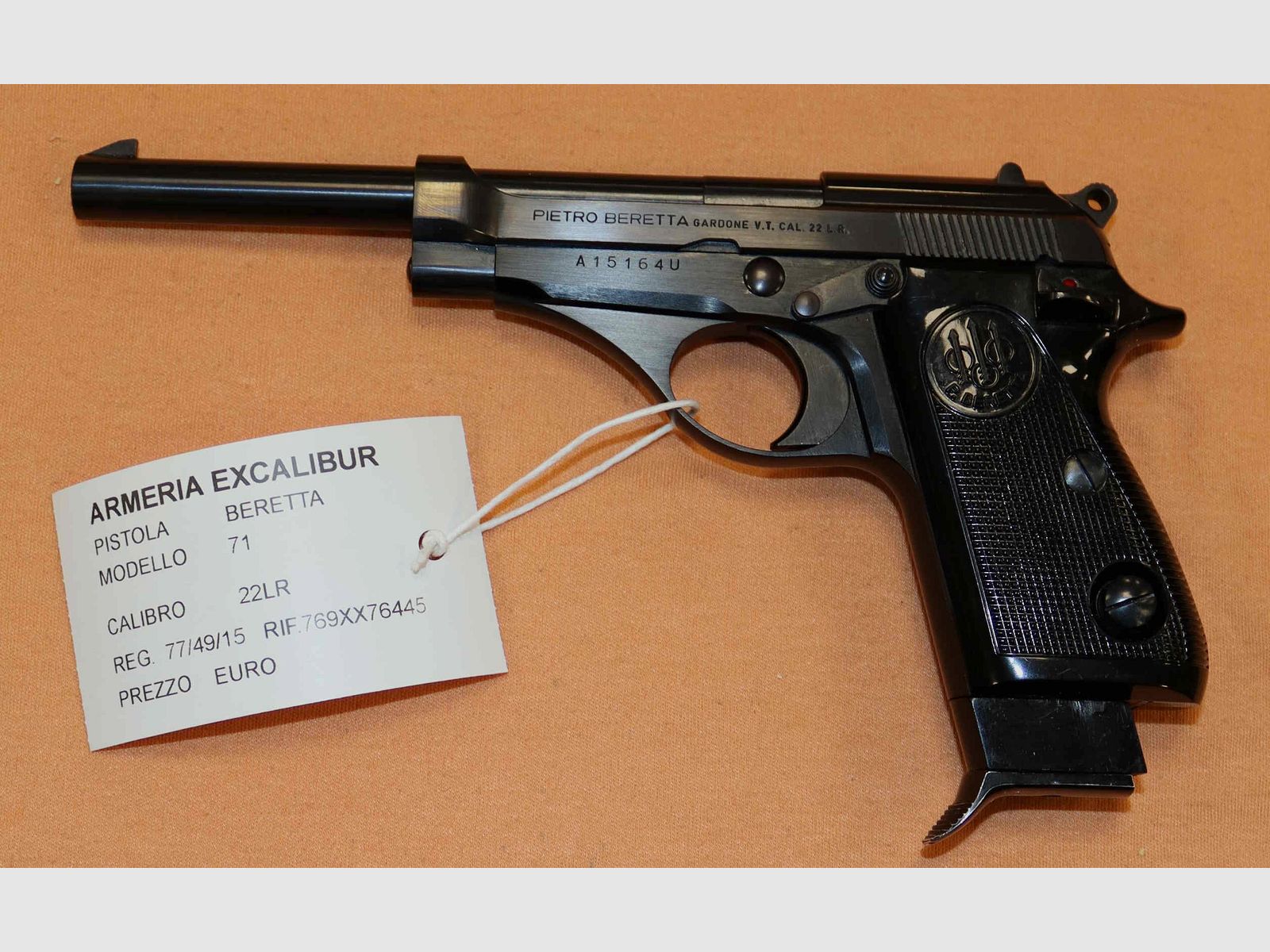Pistole Beretta Modell 71 Kaliber 22LR, Bild 1 von 8