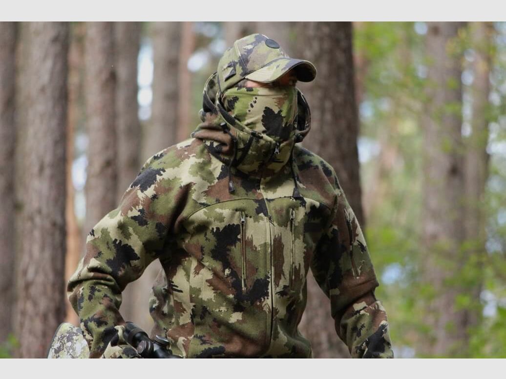 Kernige Camo Lodenjacke Hedlund Grenland Pro Silent Forest / TOP QUALITÄT UND PREISLEISTUNG