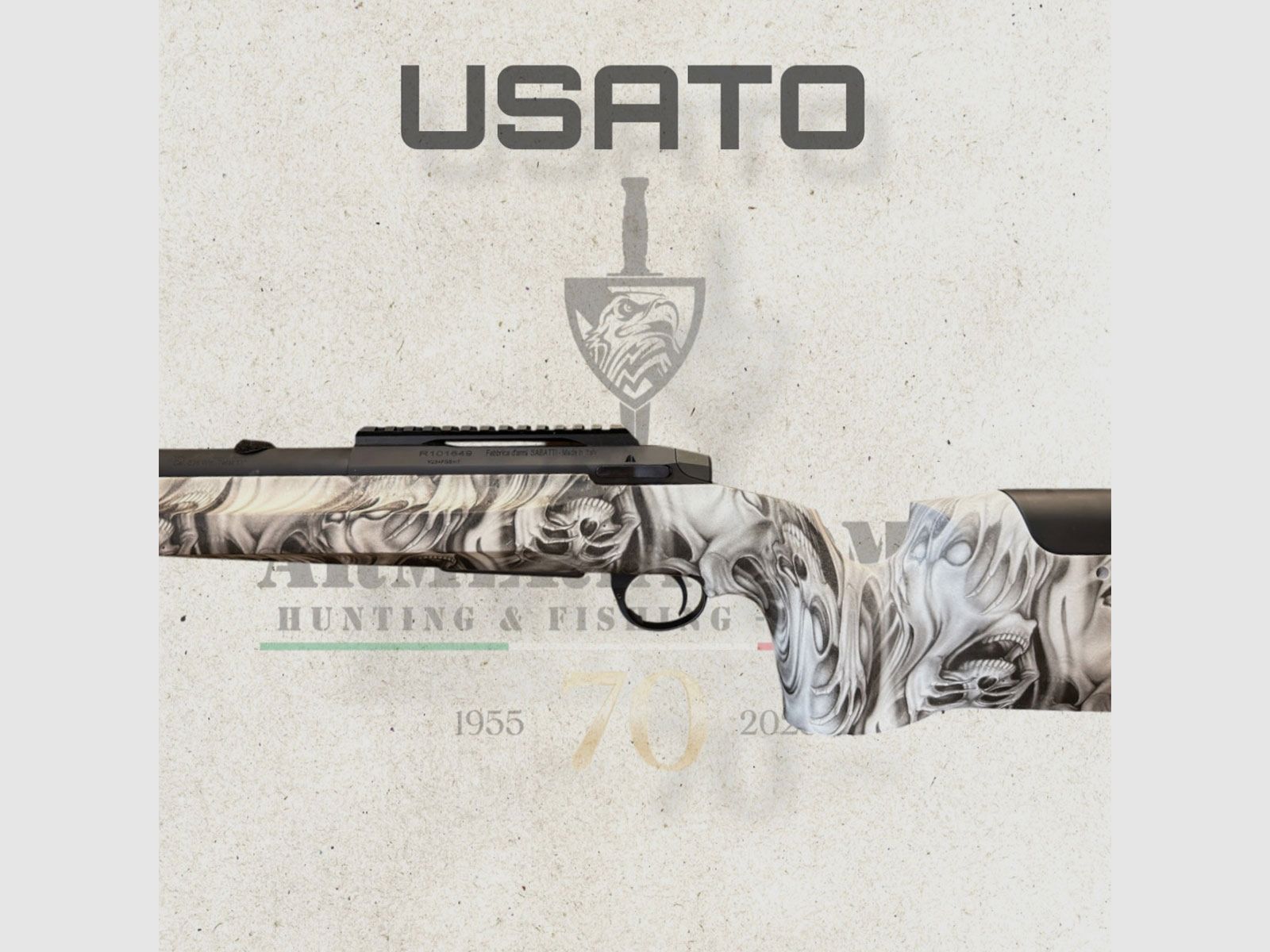 USED – RIFLE – SABATTI MOD. TLD WHITE FLUTED cal. 308 Win, image 6 of 7