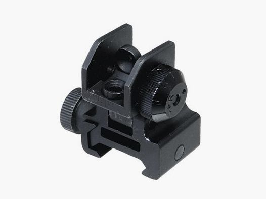UTG Model 4/15 folding rear sight with windage adjustment (coarse/fine)