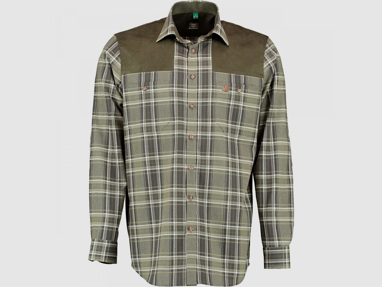 Gekka Hemd 1/1 Arm Regular Fit Herren (Oliv)