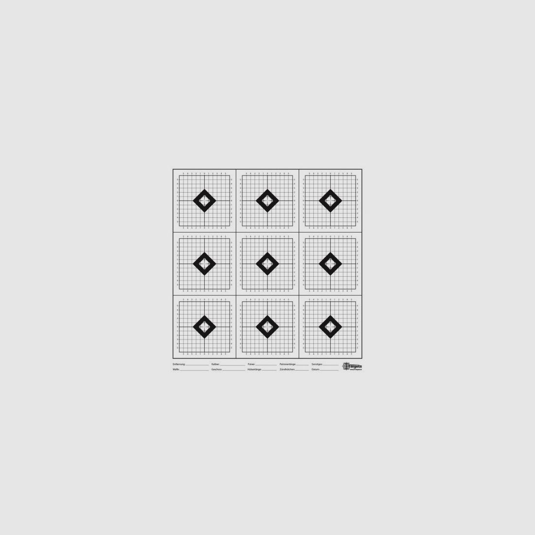 X-Targets – SX9 Zielscheibe