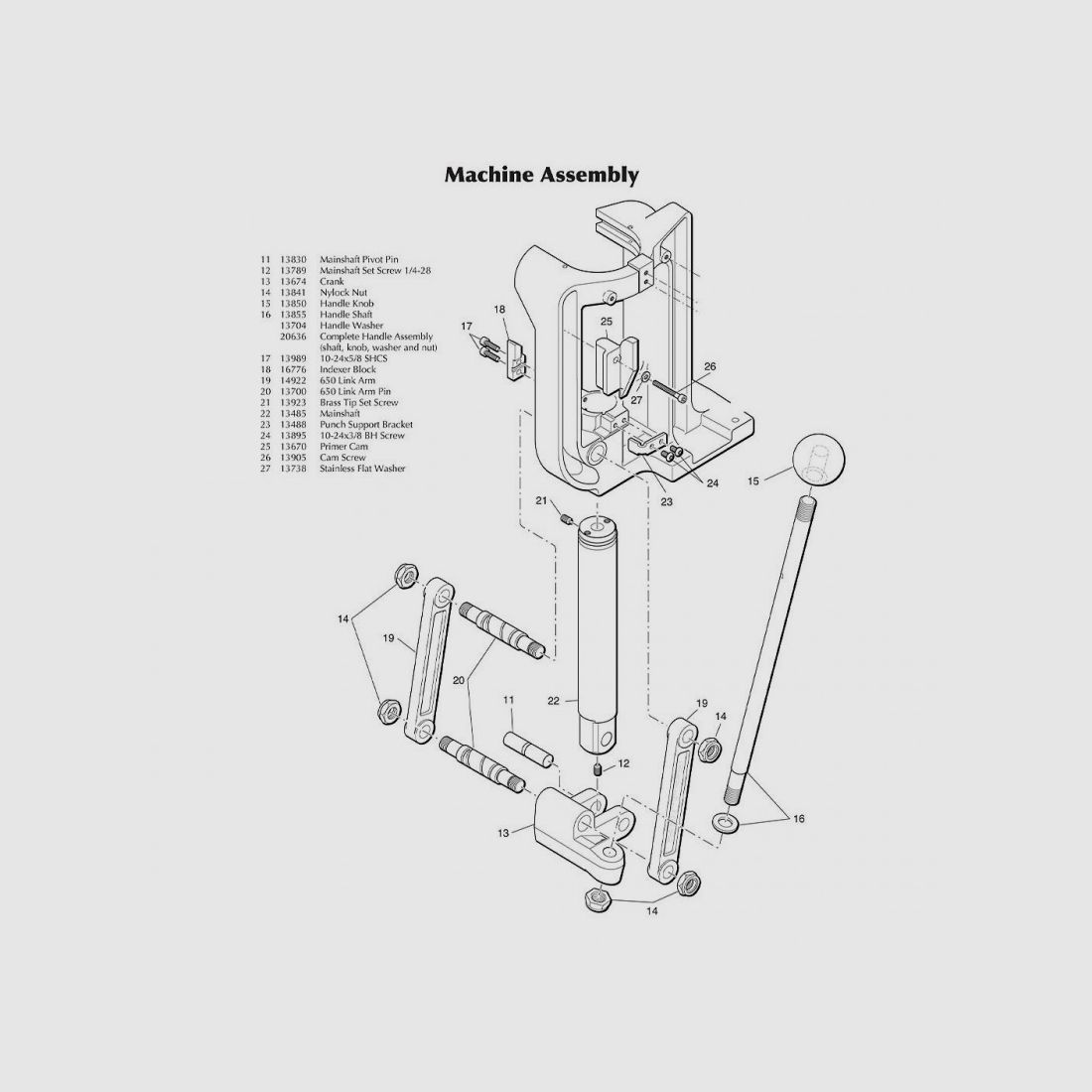 13488 - 650 Punch Support Bracket, immagine 2 di 2