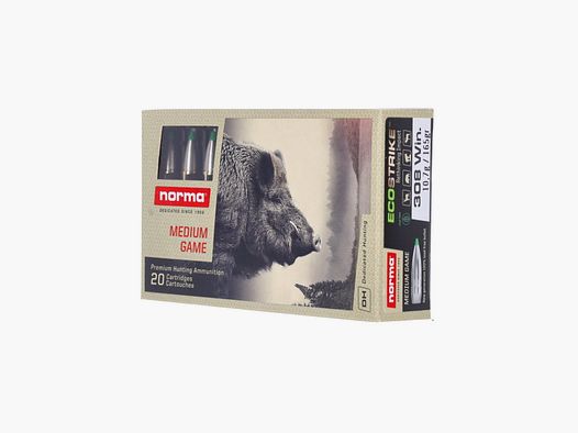 Norma .308 WIN ECOSTRIKE 10,7 g 165 gr - 20 stuks
