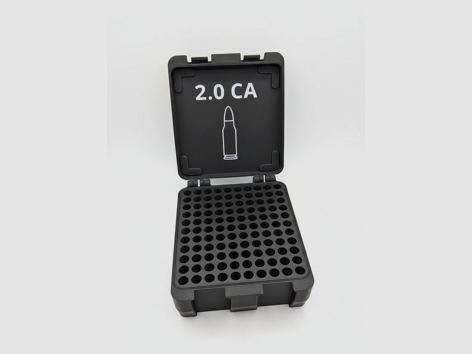 Filamelt skrzynka na amunicję / 5.56x45mm NATO / 'składana / blokująca pokrywa' / skrzynka na naboje, skrzynka na amunicję, zdjęcie 1 z 5