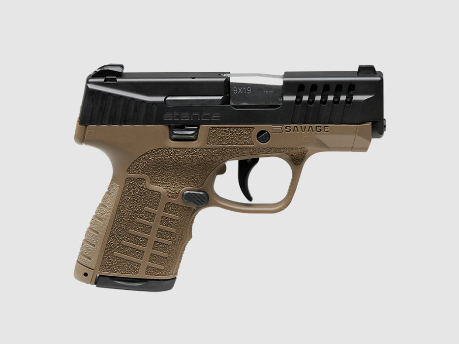 Savage Stance MC9 FDE-pistool, afbeelding 1 van 3