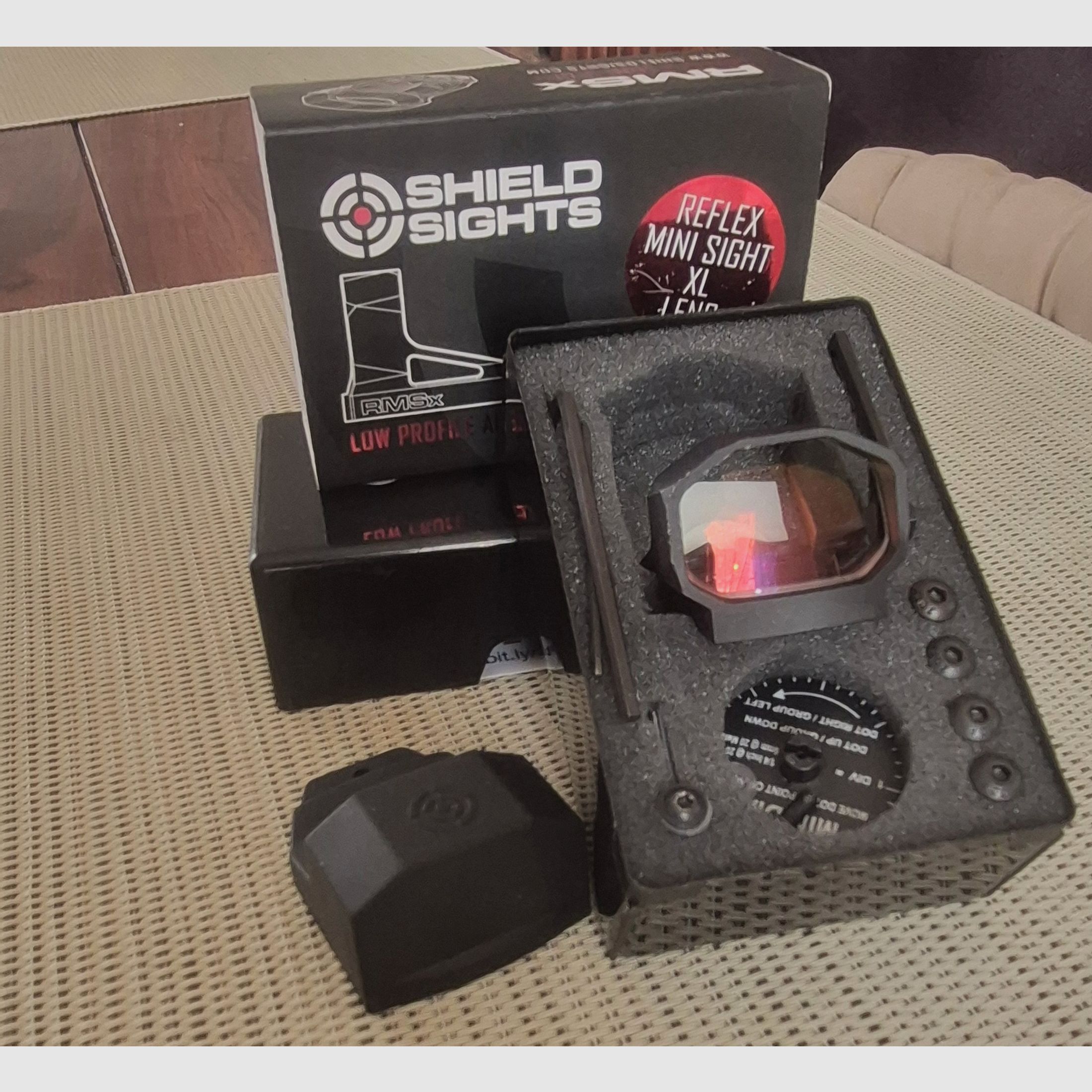 Shield RMSx Glass – Reflex Mini Red Dot Sight XL Lens