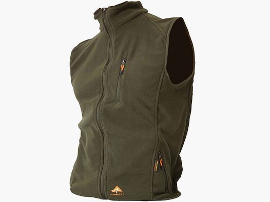 Alpenheat Verwarmde Vest FIRE-FLEECE AJ4 Kleur Groen, Maat S