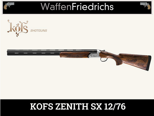 KOFS	 ZENITH SX 12/76 BDF Bockdoppelflinte - Waffen Friedrichs