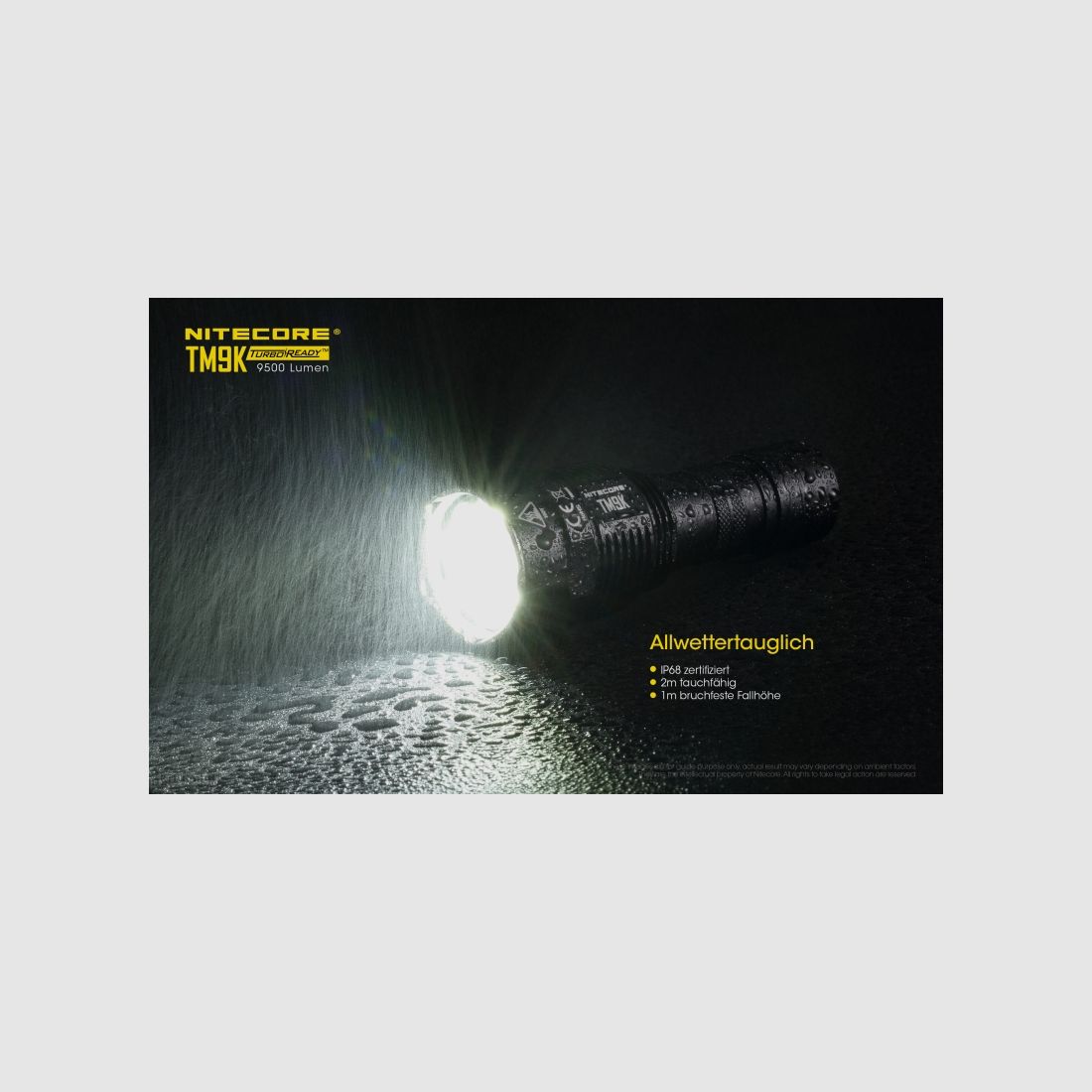 Nitecore TM9K Taschenlampe TM9K 9500 Lumen