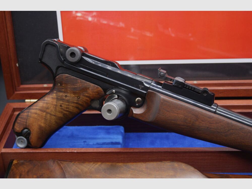 Mauser BYF 43 Pistolenkarabiner P08 Werle Kaliber 9mm Luger aus Sammlung	 Pistolenkarabiner P08