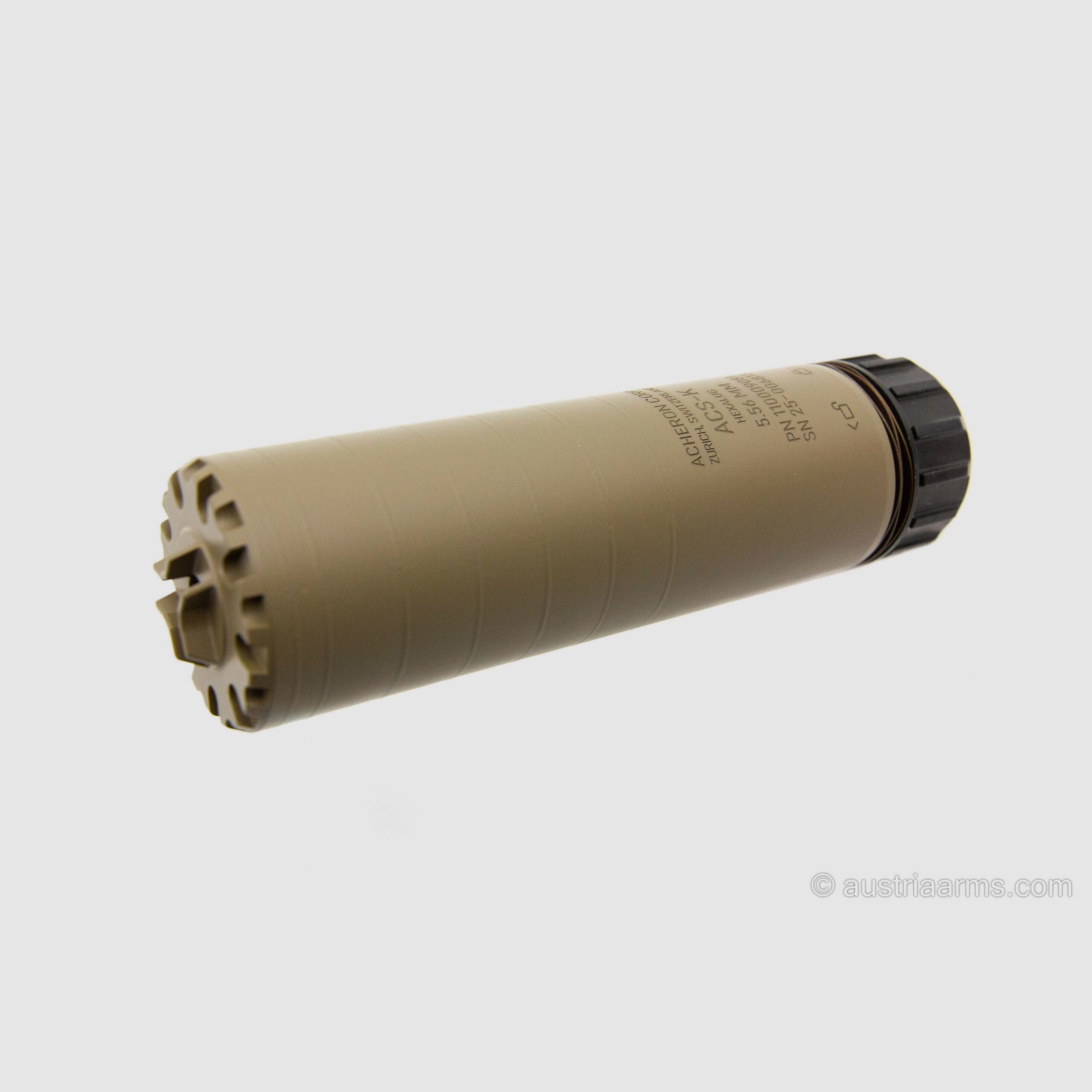 Acheron ACS-K TITAN Hexalug Silencer 5.56mm FDE, image 1 of 2