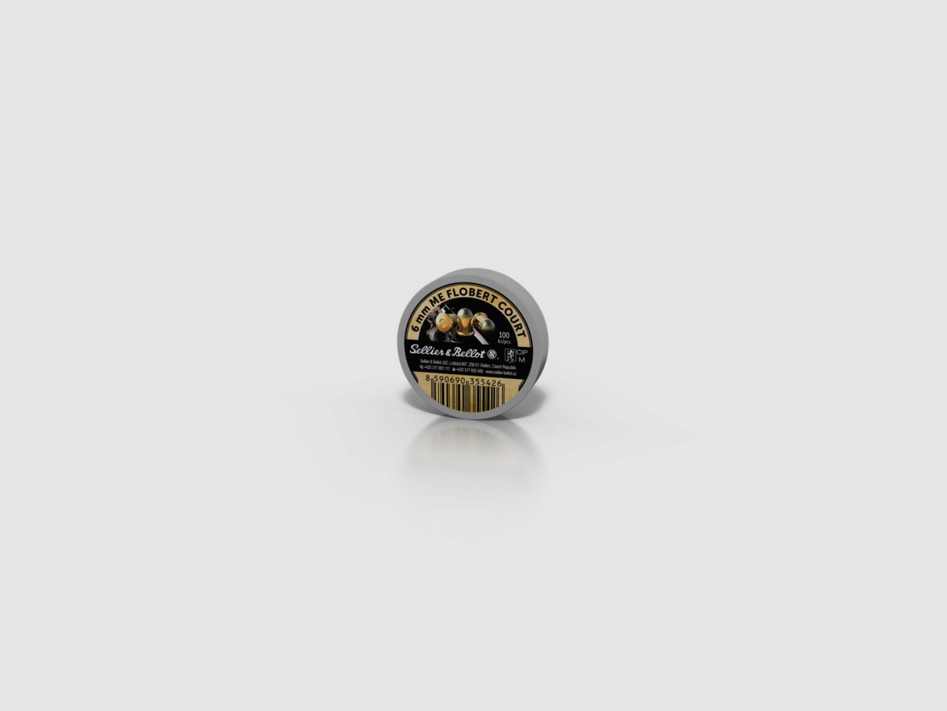 6mm FLOBERT ME SHORT S&B ball 16gr VE100