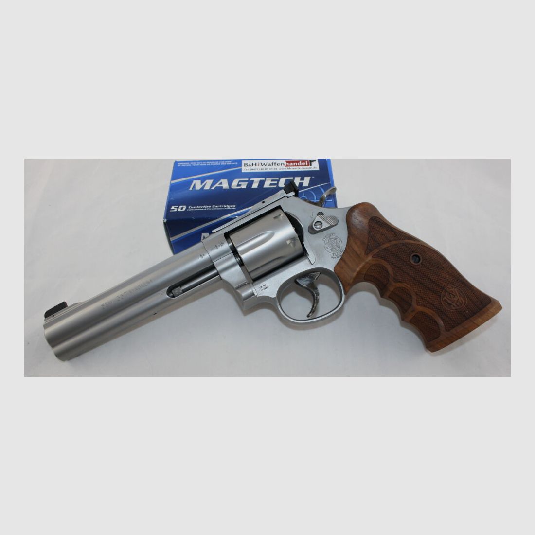 Smith & Wesson 686 Target Champion Revolver stainless matt S&W Mod.686