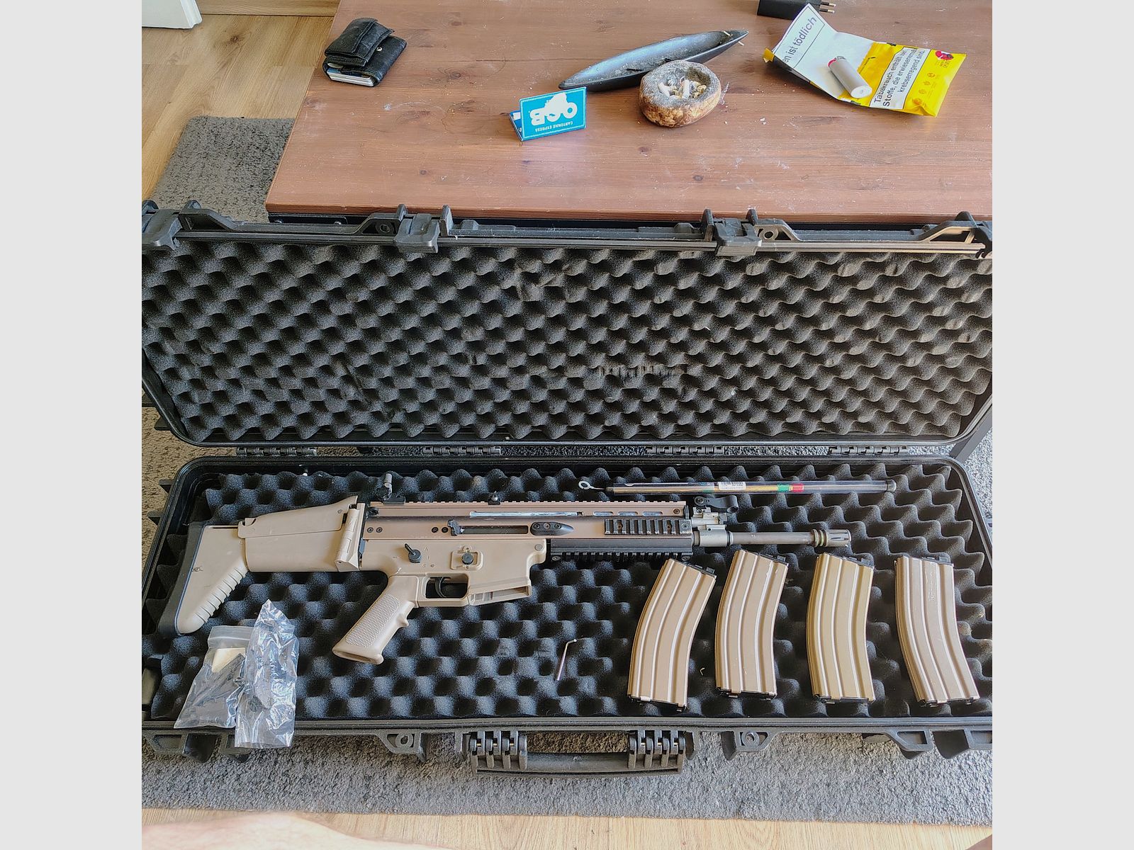 We Tech GBB Airsoft Scar L z Mod's